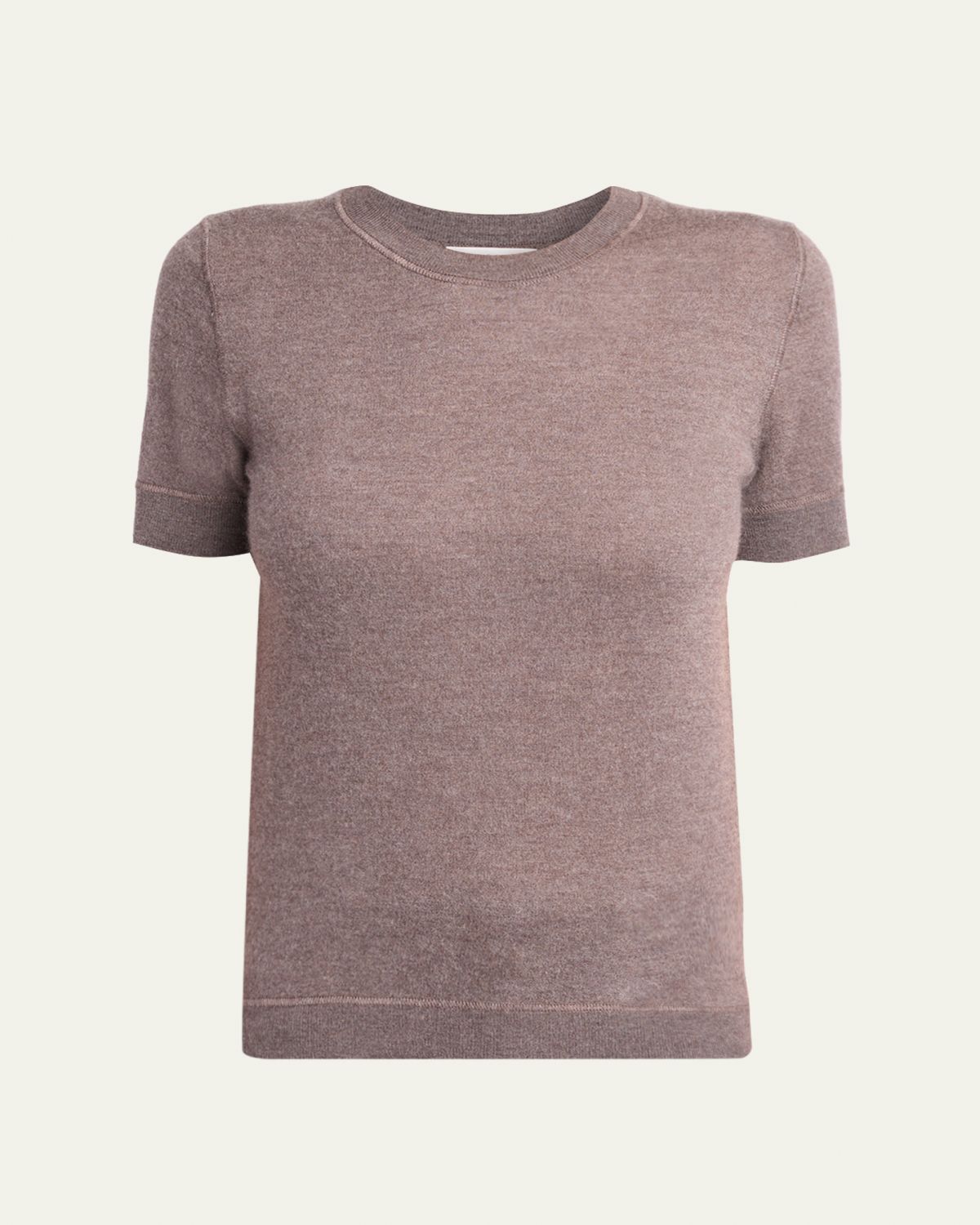 THE ROW Linnea Short-Sleeve Cashmere Top