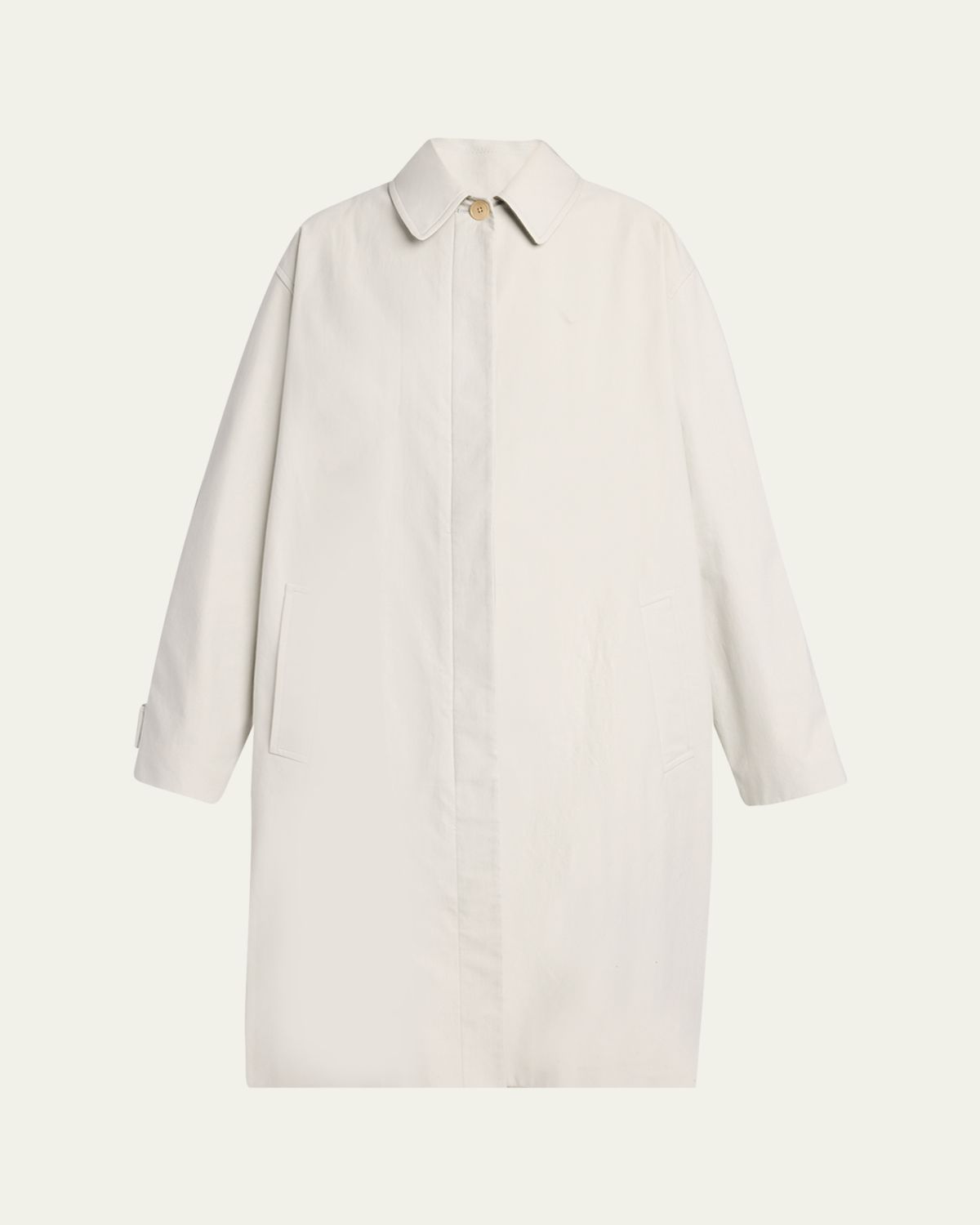 THE ROW Pluma Cotton-Cashmere Single-Breasted Coat