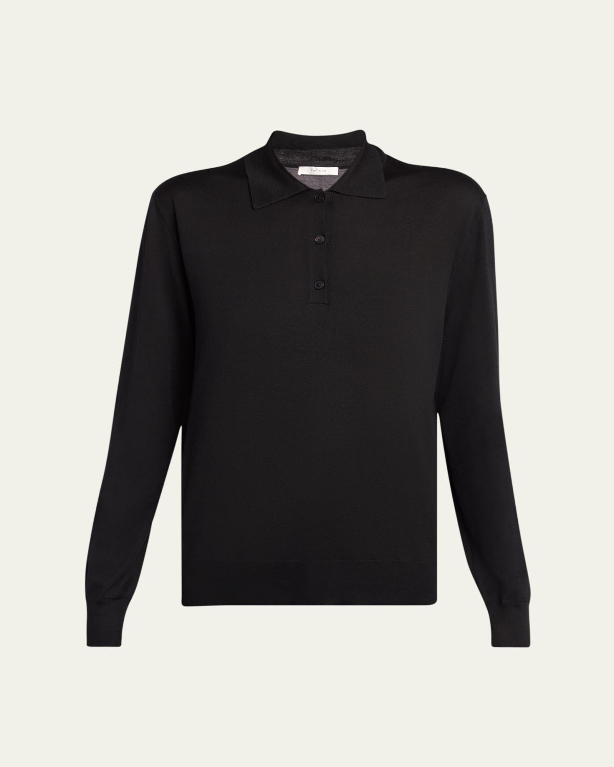 THE ROW Lilienne Silk Polo Top