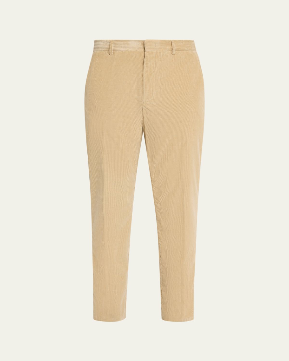 Loro Piana Men's Jarno Cotton Corduroy Pleated Pants