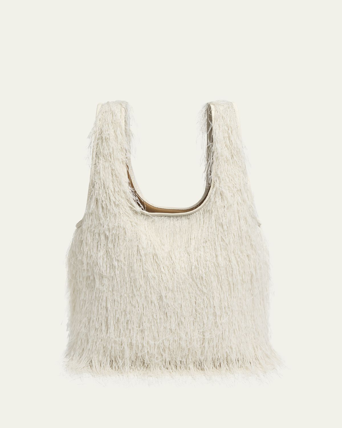 Dries Van Noten Marche Small Fringed Tote Bag