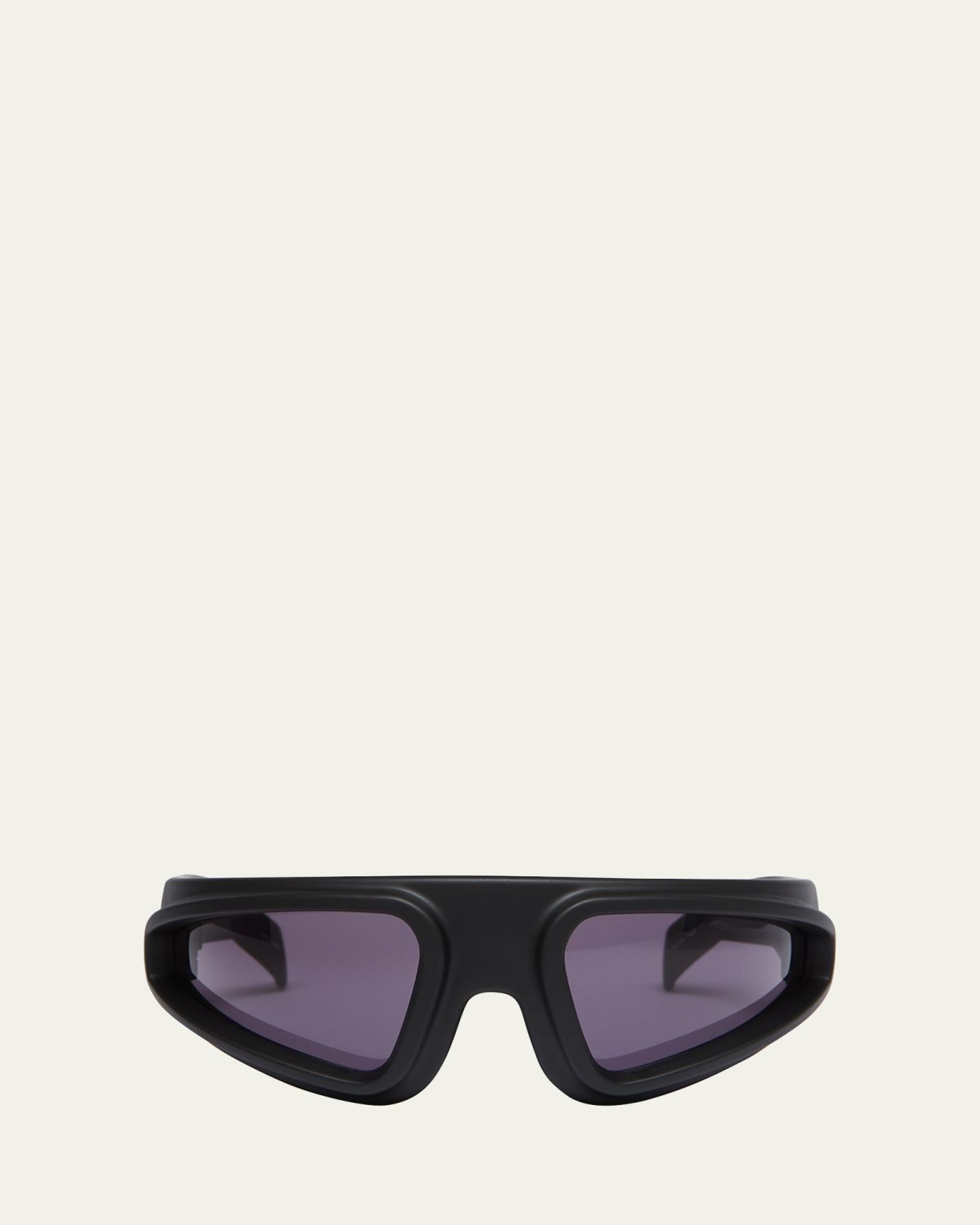 Rick Owens Men's Ryder Acetate and Nylon Wrap-Around Sunglasses