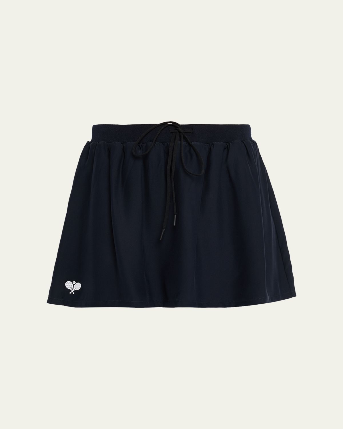 FRAME The Tennis Drawstring Silk Skirt | Thumbnail 8
