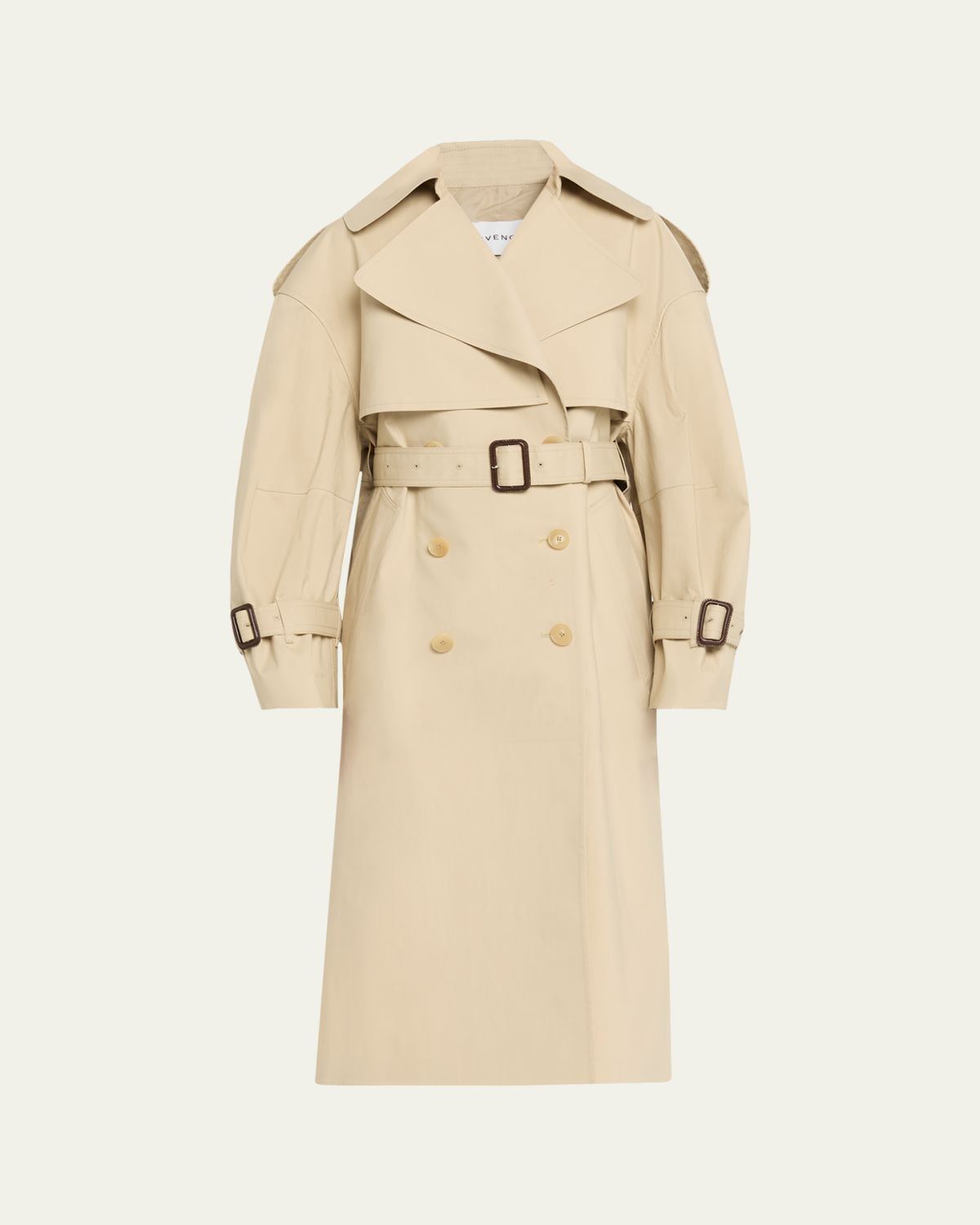 Givenchy Belted Cocoon Trench Coat