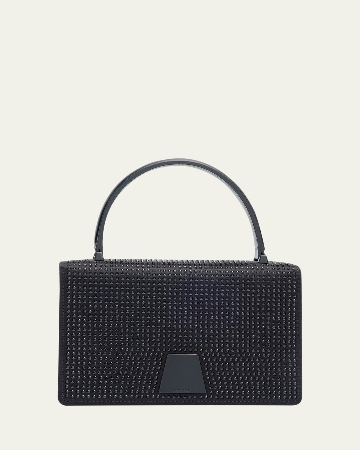 Akris Alice Mini Embellished Satin Top-Handle Bag