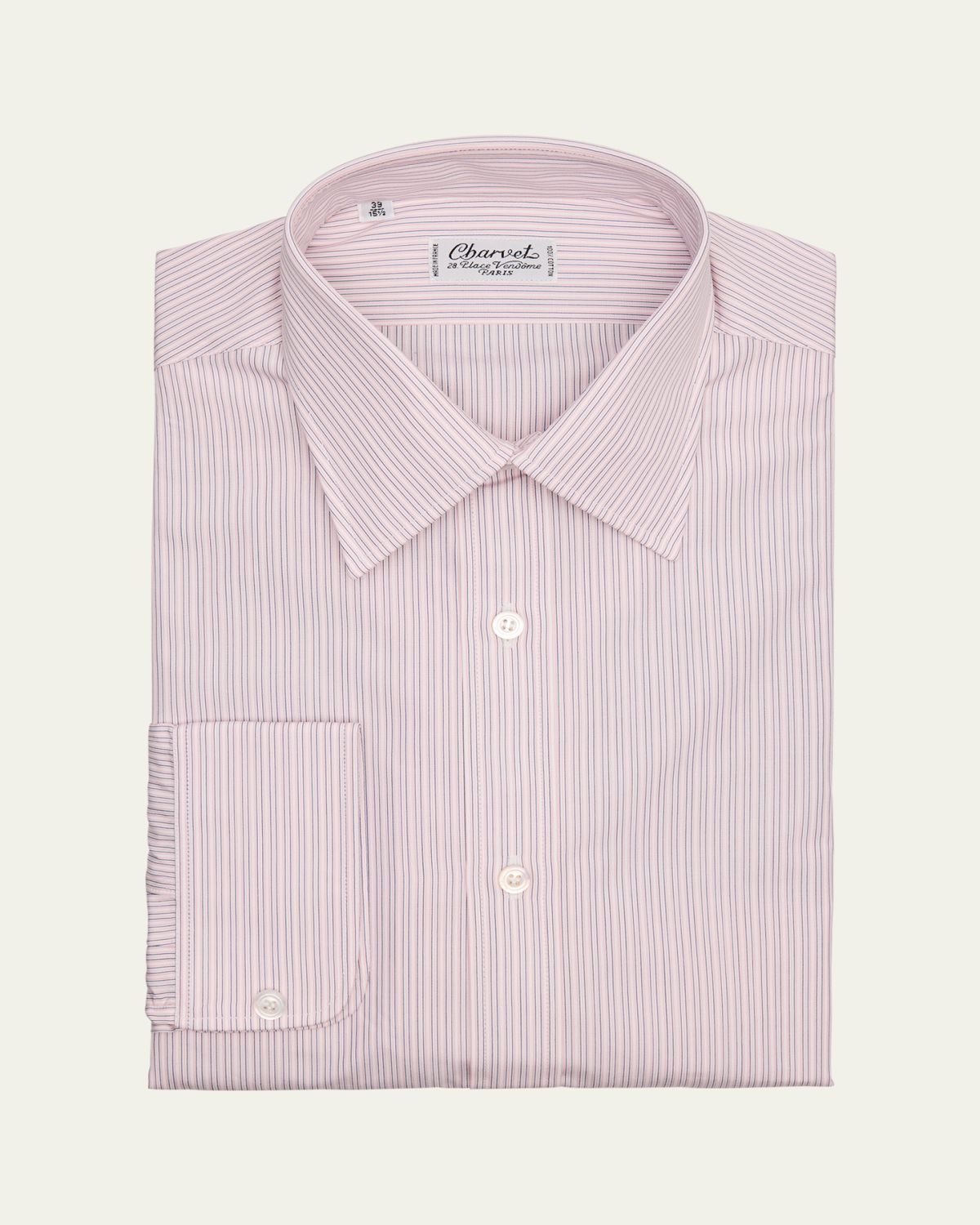 Charvet Men's Slim-Fit Cotton Multi-Stripe Dress Shirt