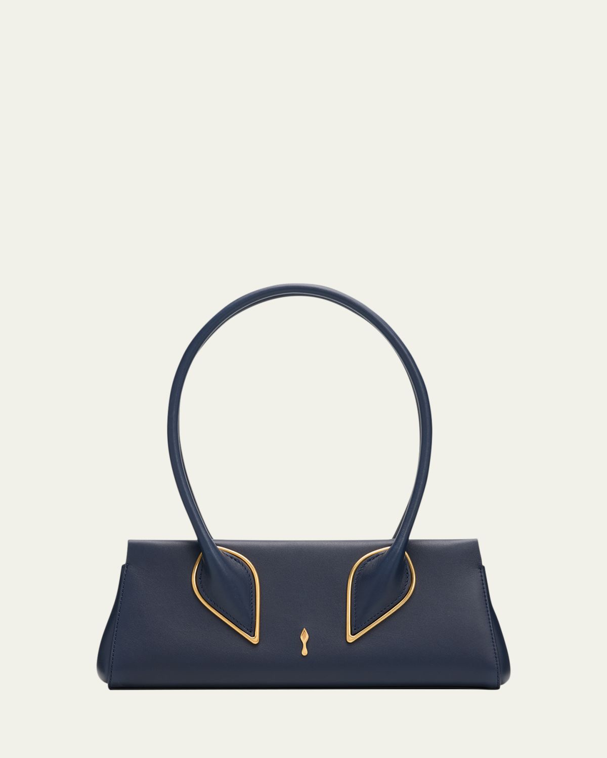Christian Louboutin Venus Calf Leather Baguette Shoulder Bag | Thumbnail 8