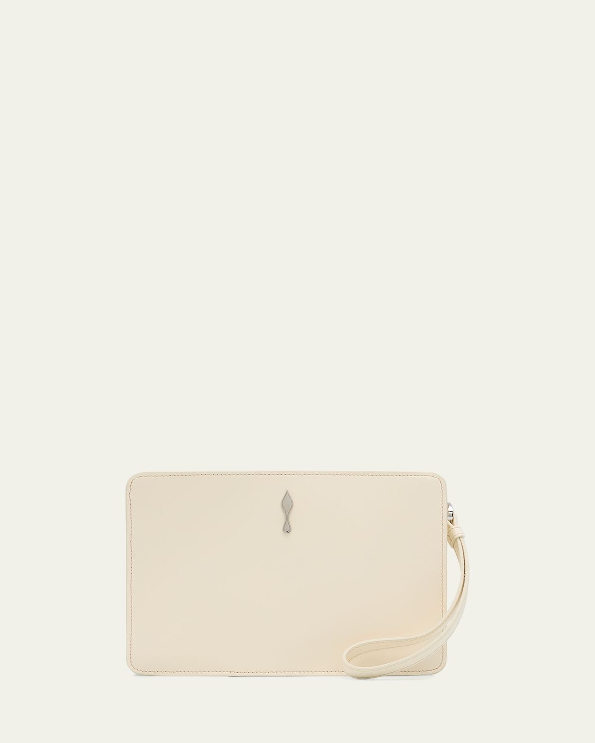 Christian Louboutin Bettina Small Nappa Leather Wristlet Pouch Bag