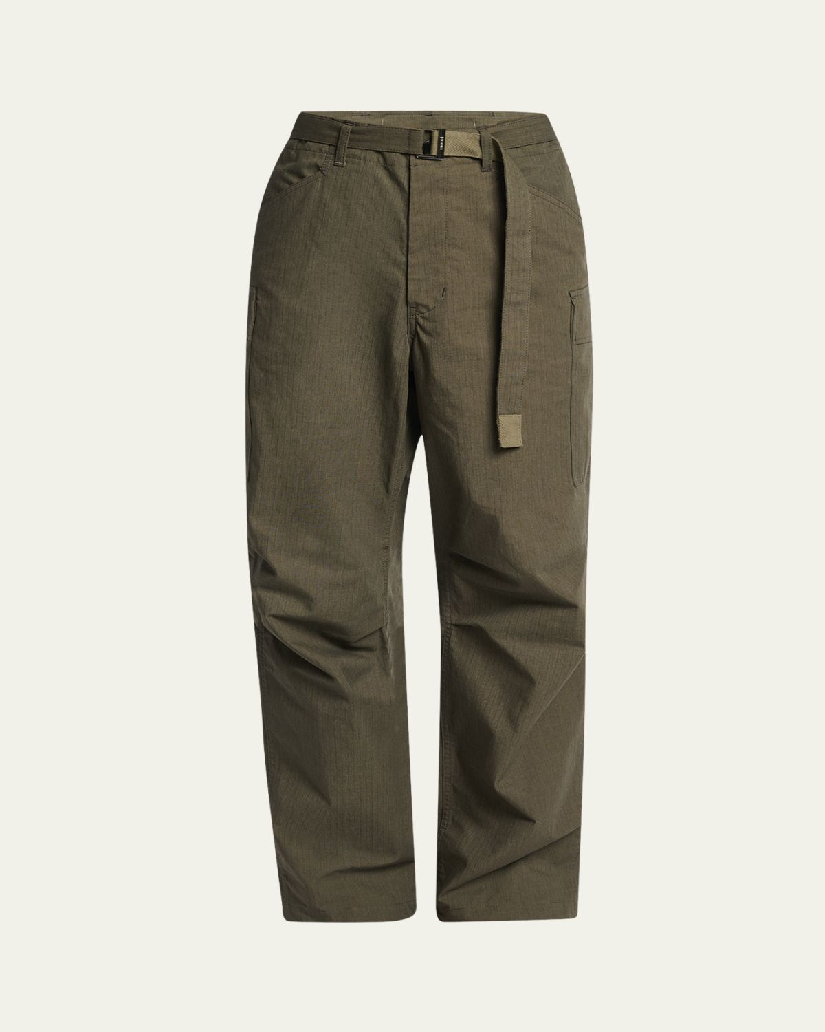 SACAI Men's Cotton Ripstop Cargo Pants