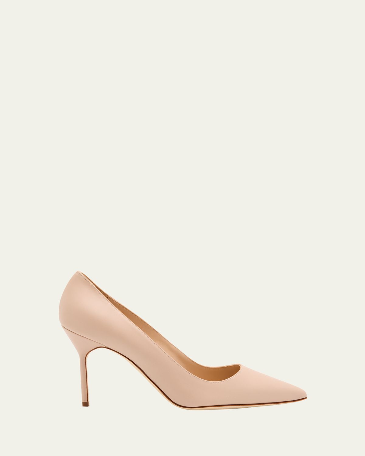 Manolo Blahnik 90mm BB Leather Pumps
