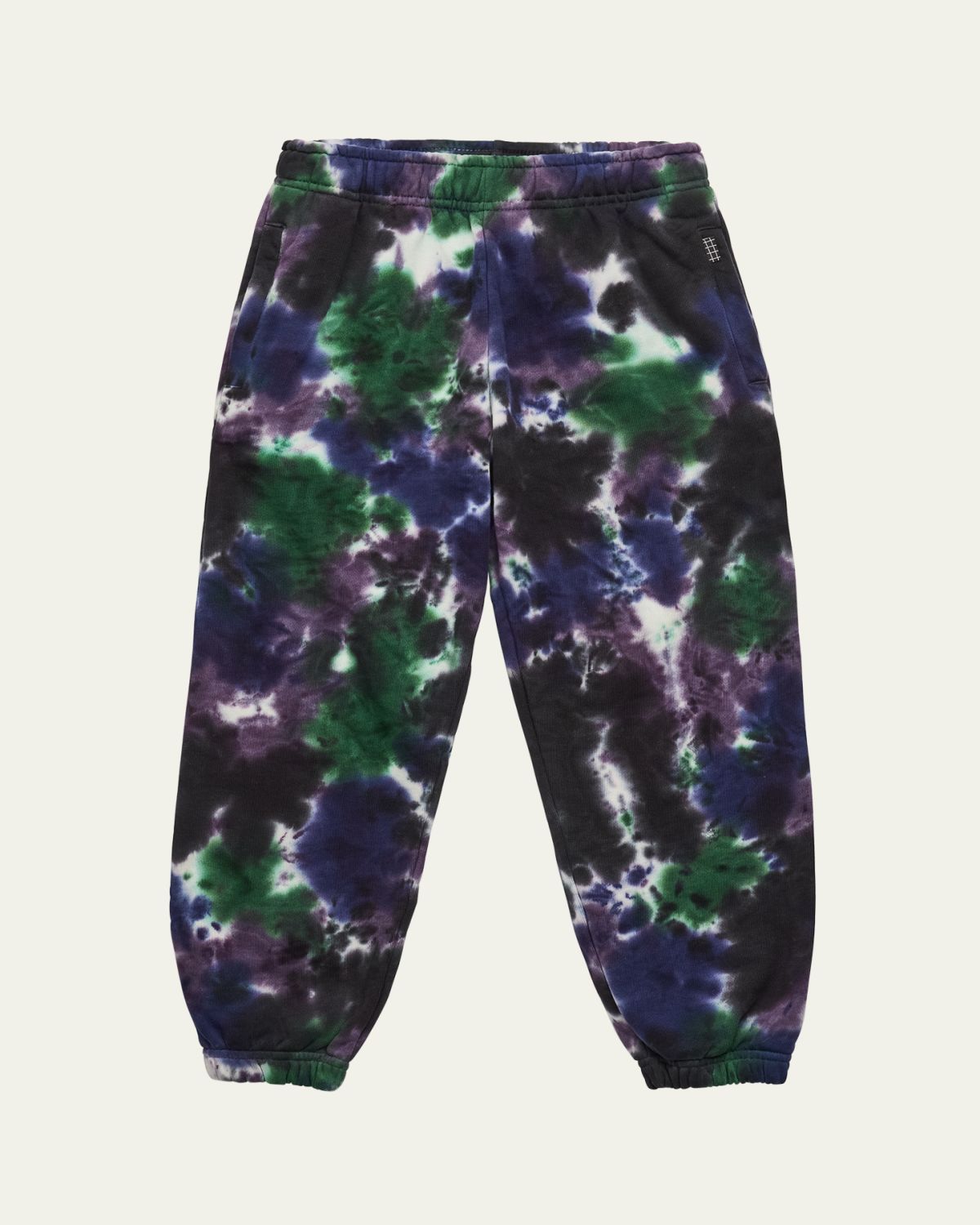 Molo Boy's Adan Smiley-Print Sweatpants, Size 4-6