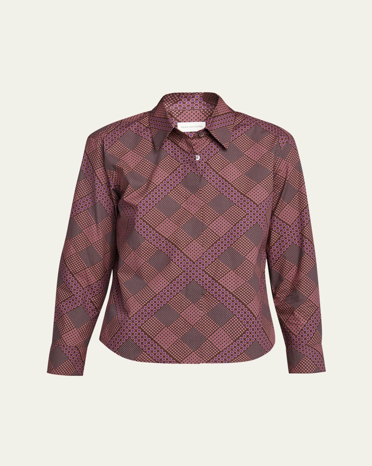 Dries Van Noten Printed Button-Front Shirt