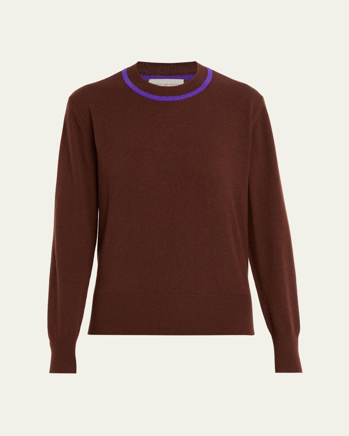 Dries Van Noten Tiko Cashmere Crewneck Sweater
