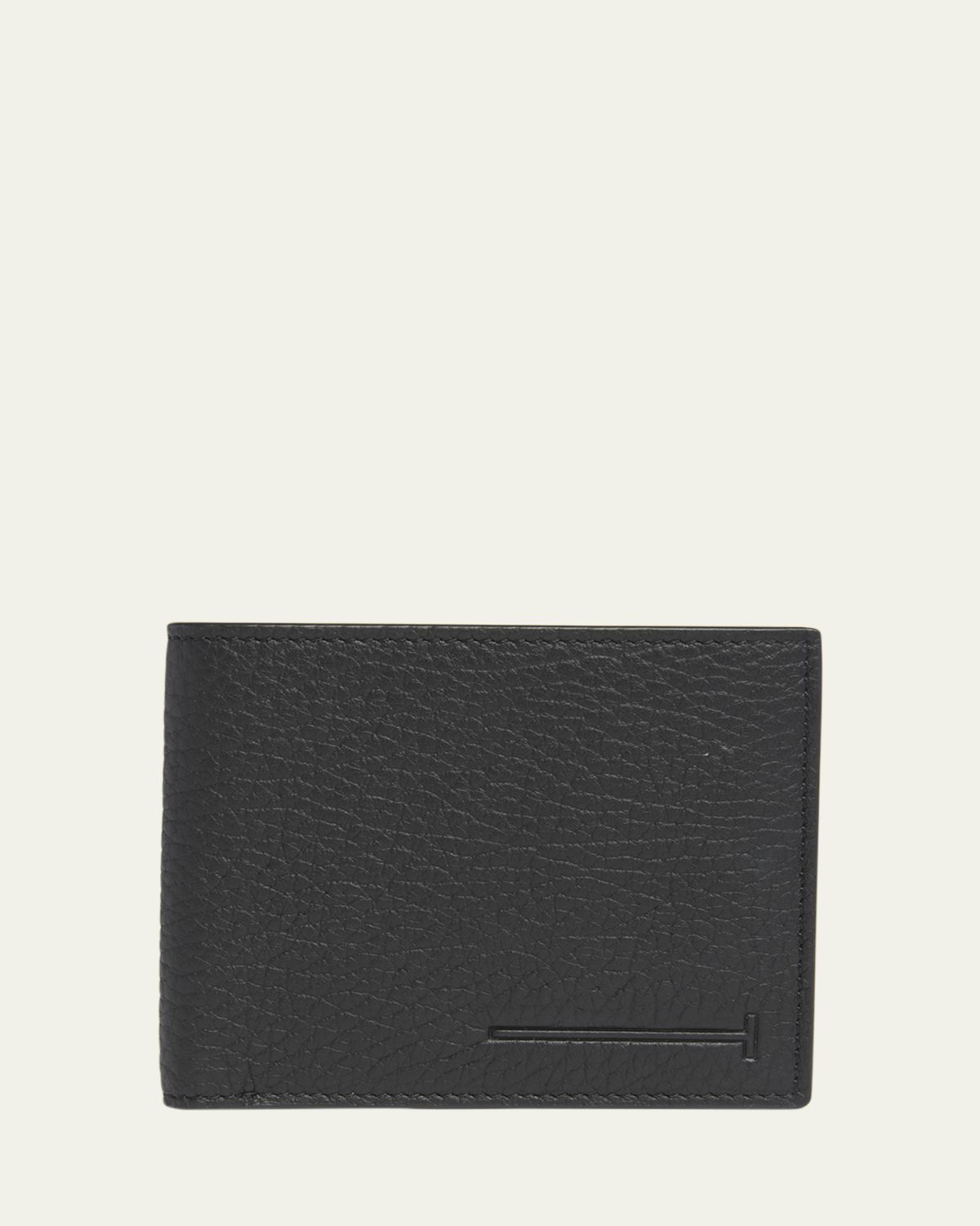 TOM FORD Men's Leather Elongated T Line Bifold Wallet | Thumbnail 5 TOM FORD Men's Leather Elongated T Line Bifold Wallet | Thumbnail 5