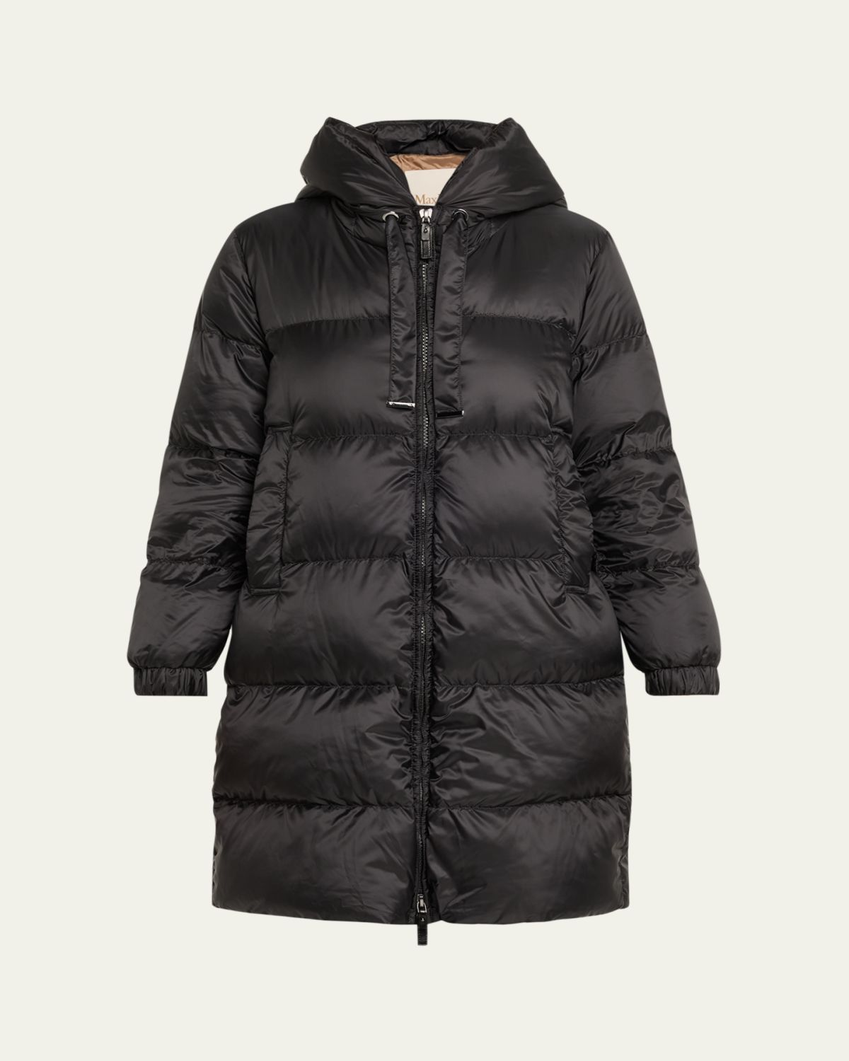 Max Mara Seia Long Hooded Down Jacket
