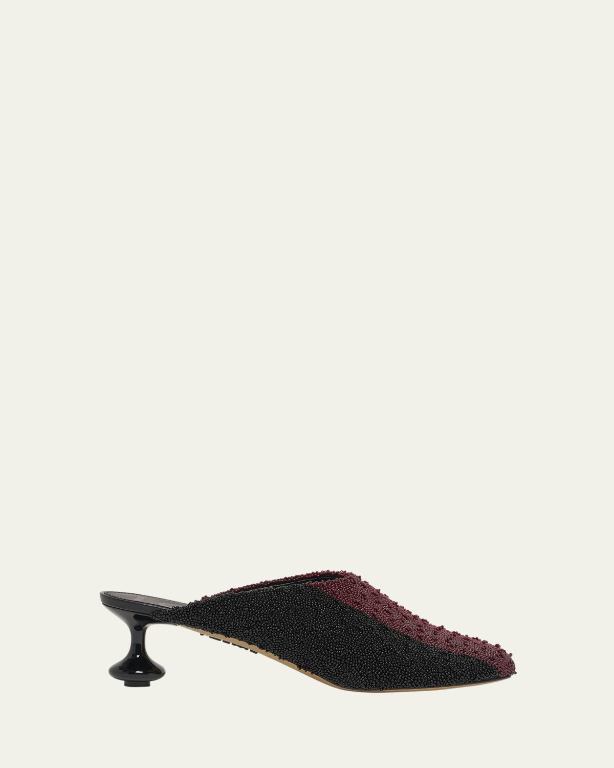 Loewe x Albers Toy Embroidered Canvas Mules