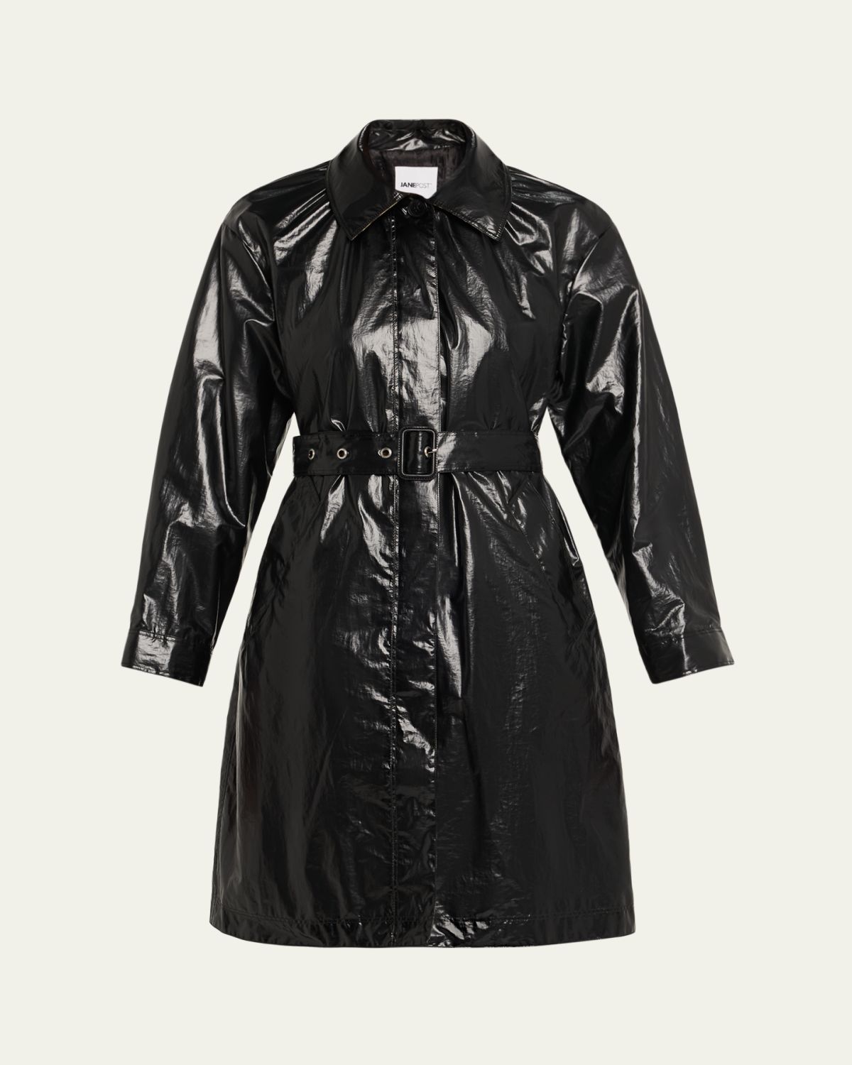 Jane Post Single-Breasted Trench Coat