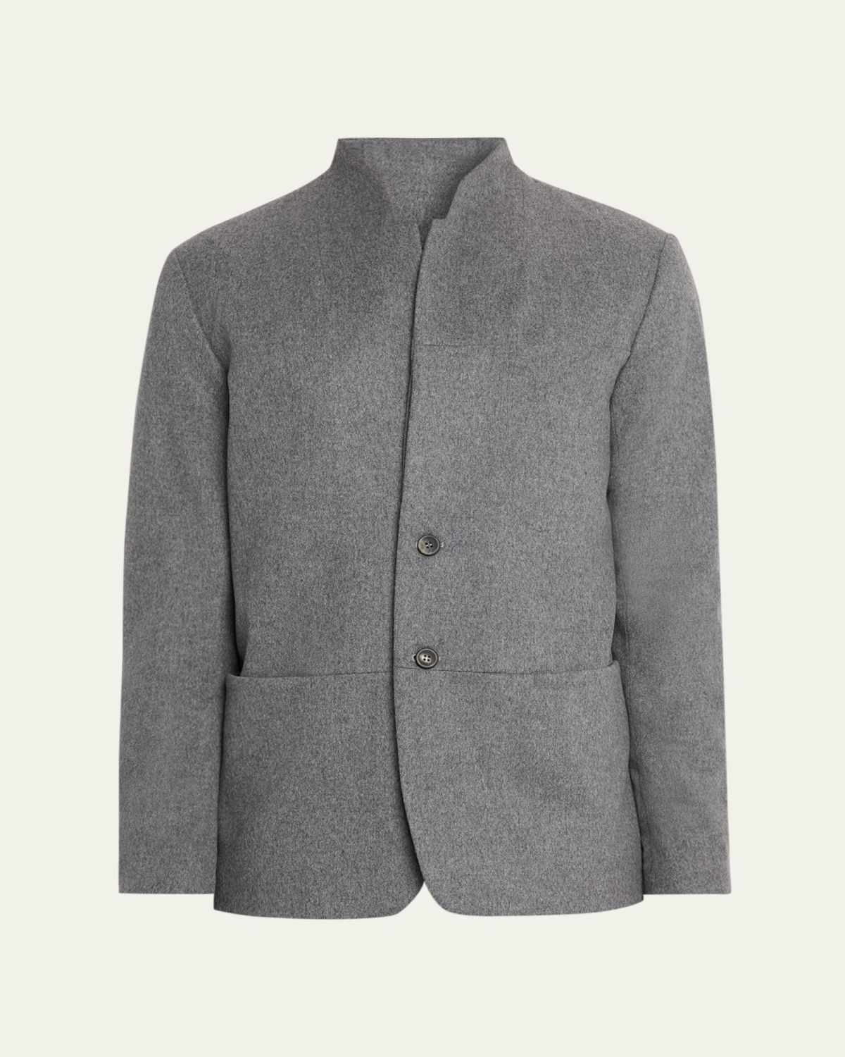 Sease Men's Ellen Wool and Cashmere Unstructured Blazer