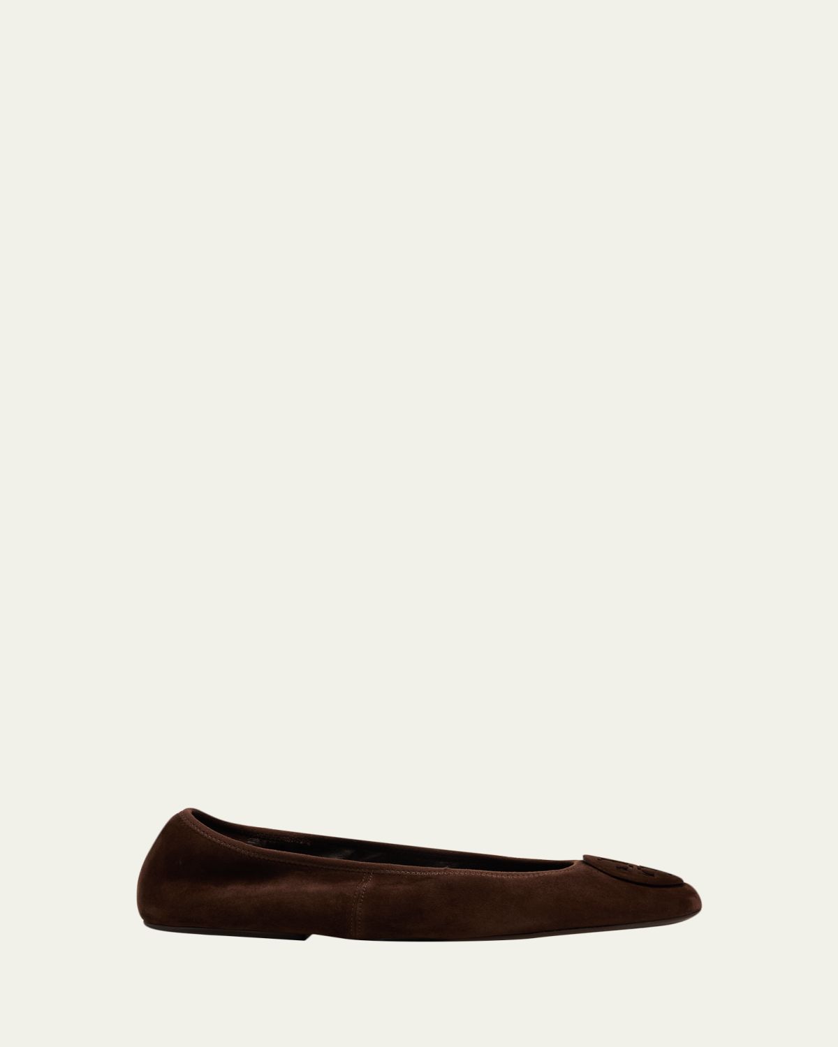 Tory Burch Reva Travel Suede Ballet Flats