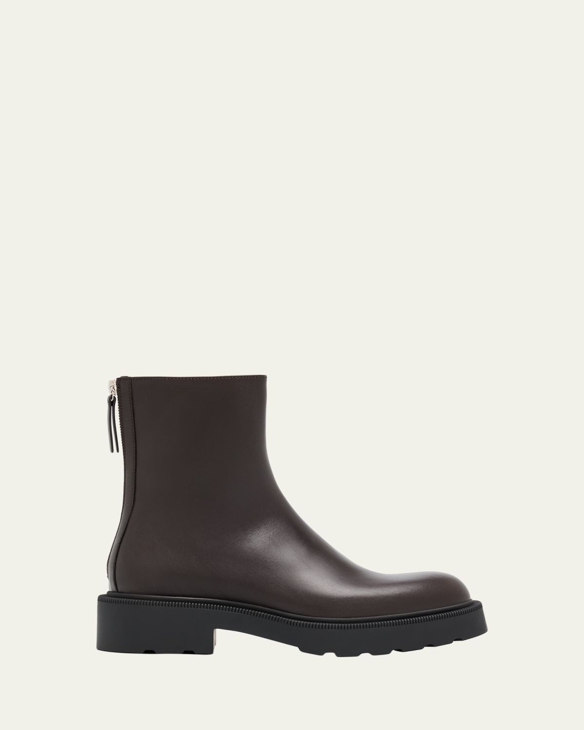 THE ROW Nobilis Leather Ankle Booties