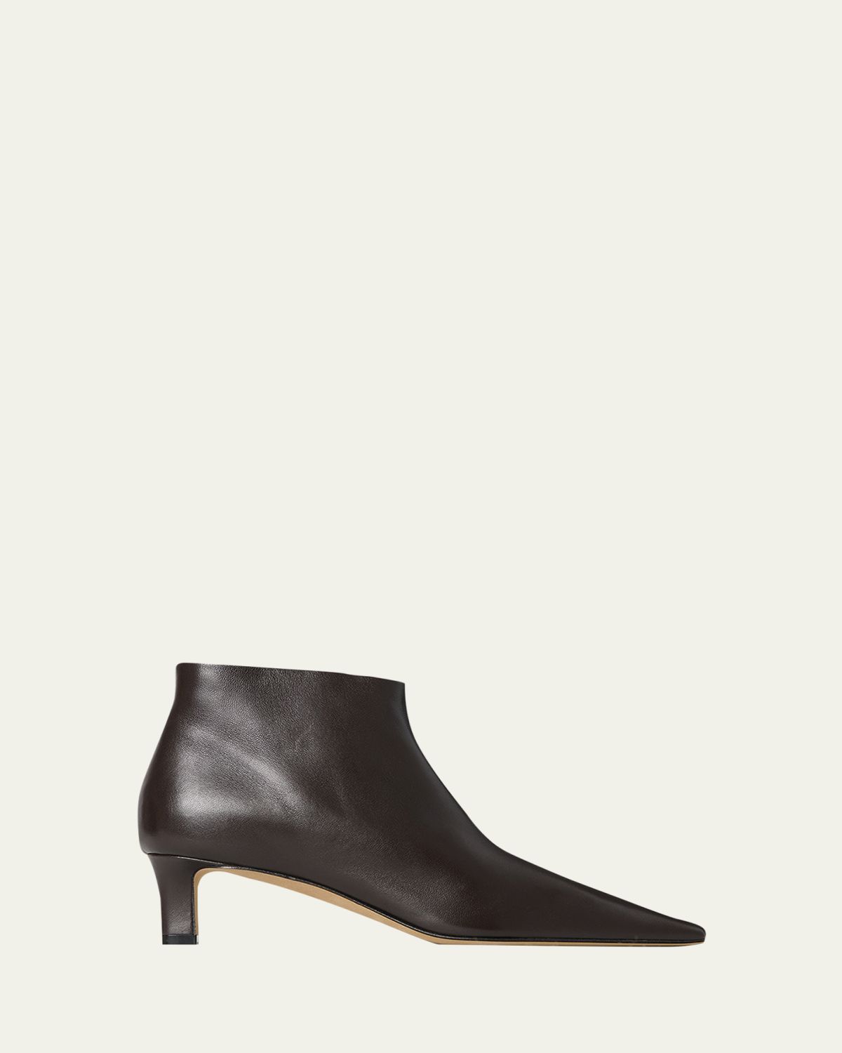 THE ROW Carla Nappa Leather Booties