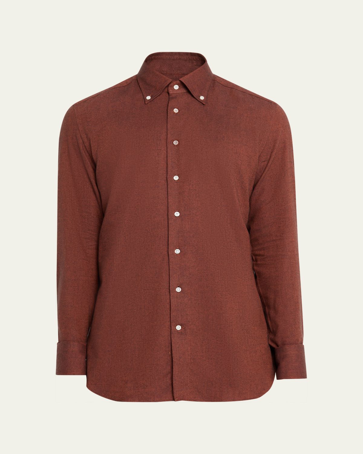 Bergdorf Goodman Men's Twill Flannel Dress Shirt