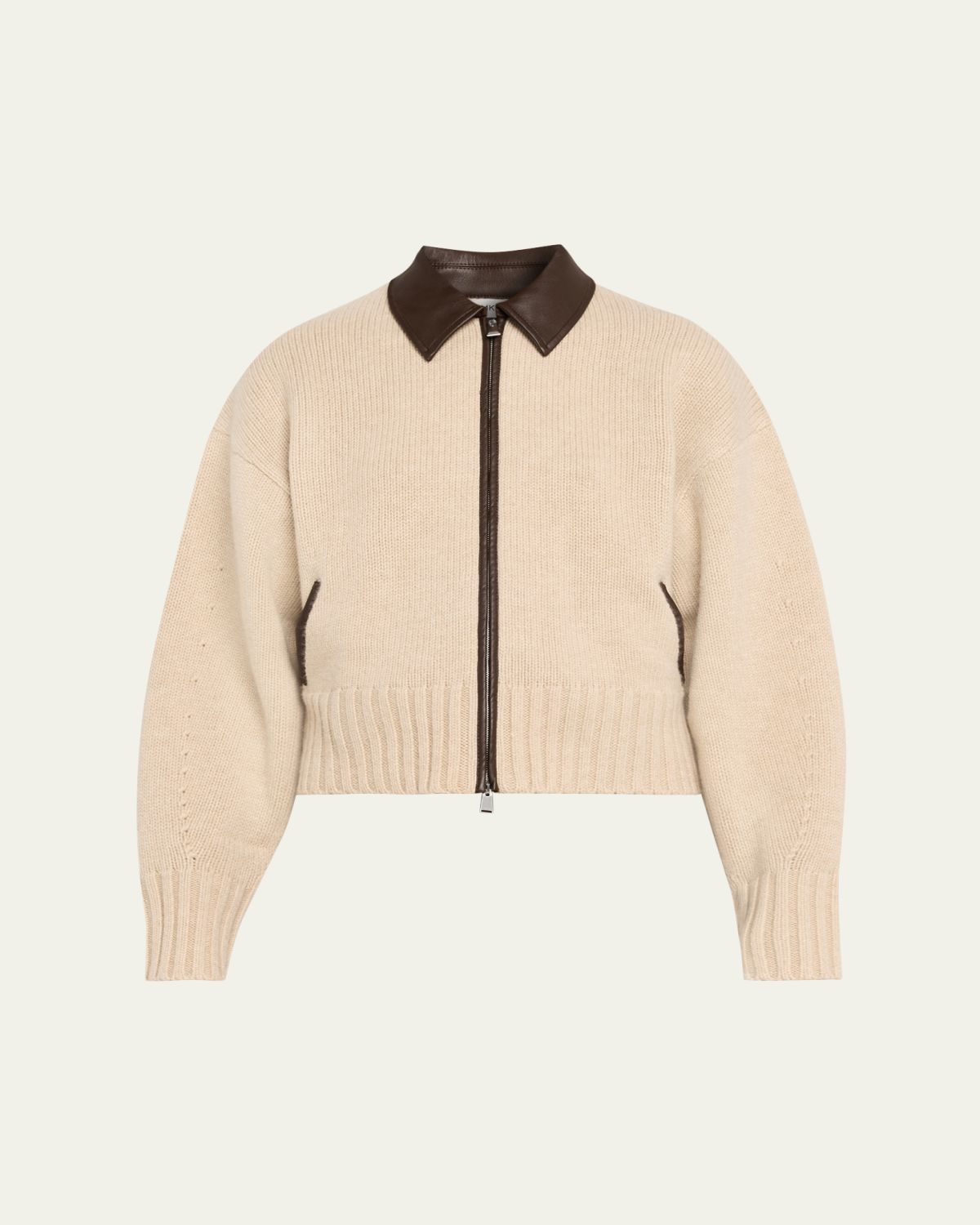 SIMKHAI Zofia Wool Zip Cardigan