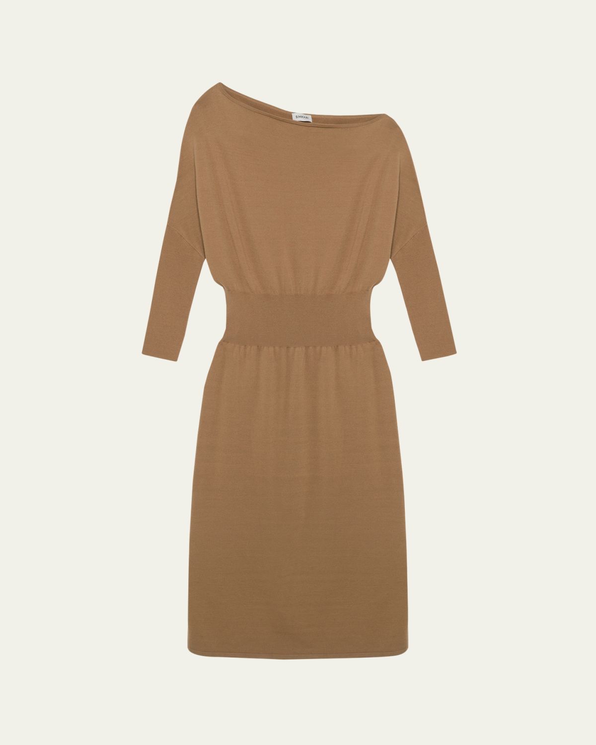 SIMKHAI Janese Off-The-Shoulder Knit Midi Dress