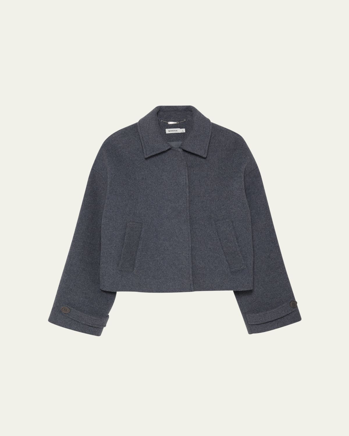 SIMKHAI Colby Wool-Blend Jacket