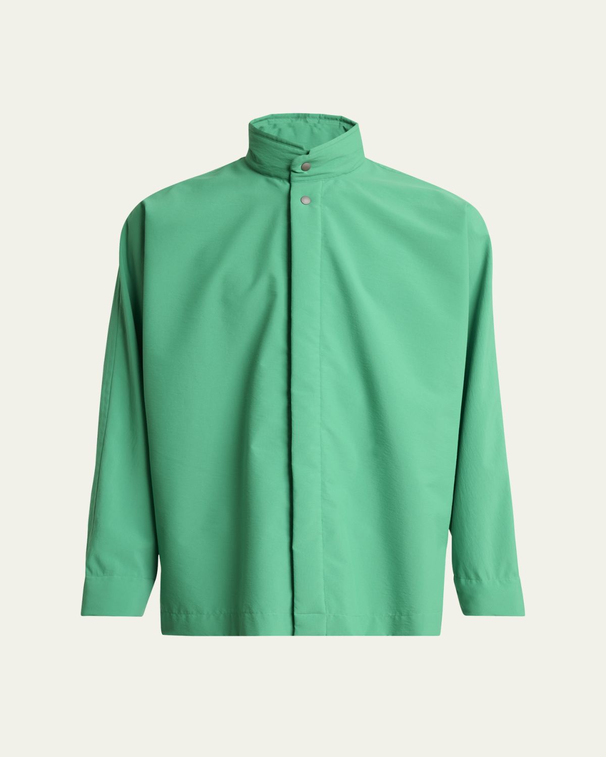 Homme Plisse Issey Miyake Men's Padded Snap-Front Shirt