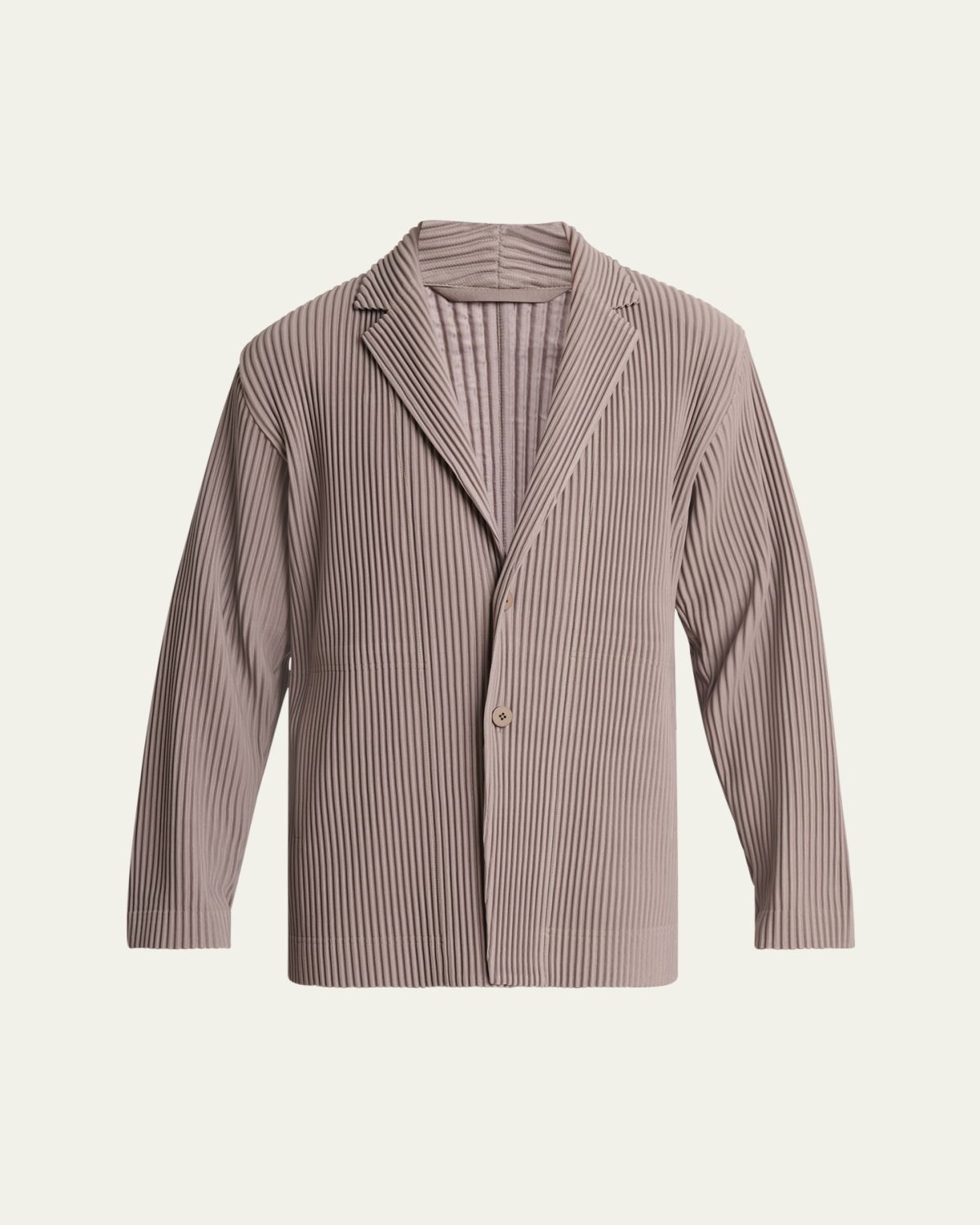 Homme Plisse Issey Miyake Men's Pleated Single-Breasted Sport Coat