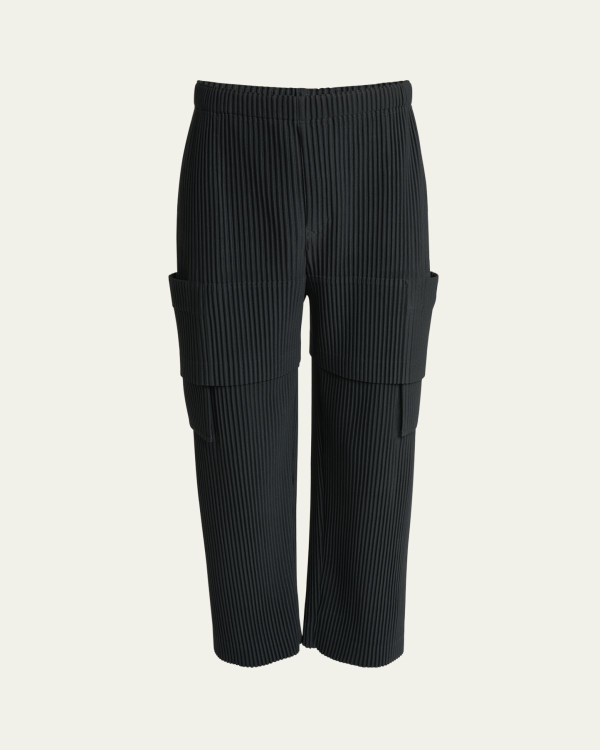 Homme Plisse Issey Miyake Men 's Dark Gray Multi Pocket Pants