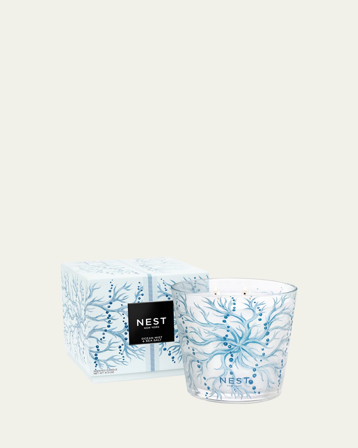 NEST New York Ocean Mist & Sea Salt Luxury 4-Wick Candle, 43.7 oz.