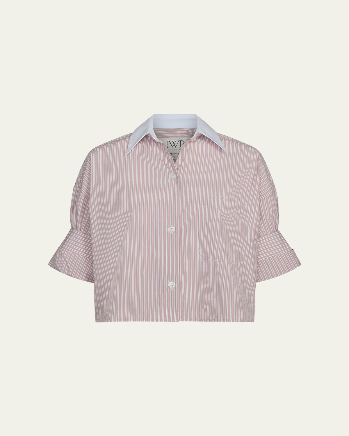 TWP Next Ex Striped Button-Front Shirt