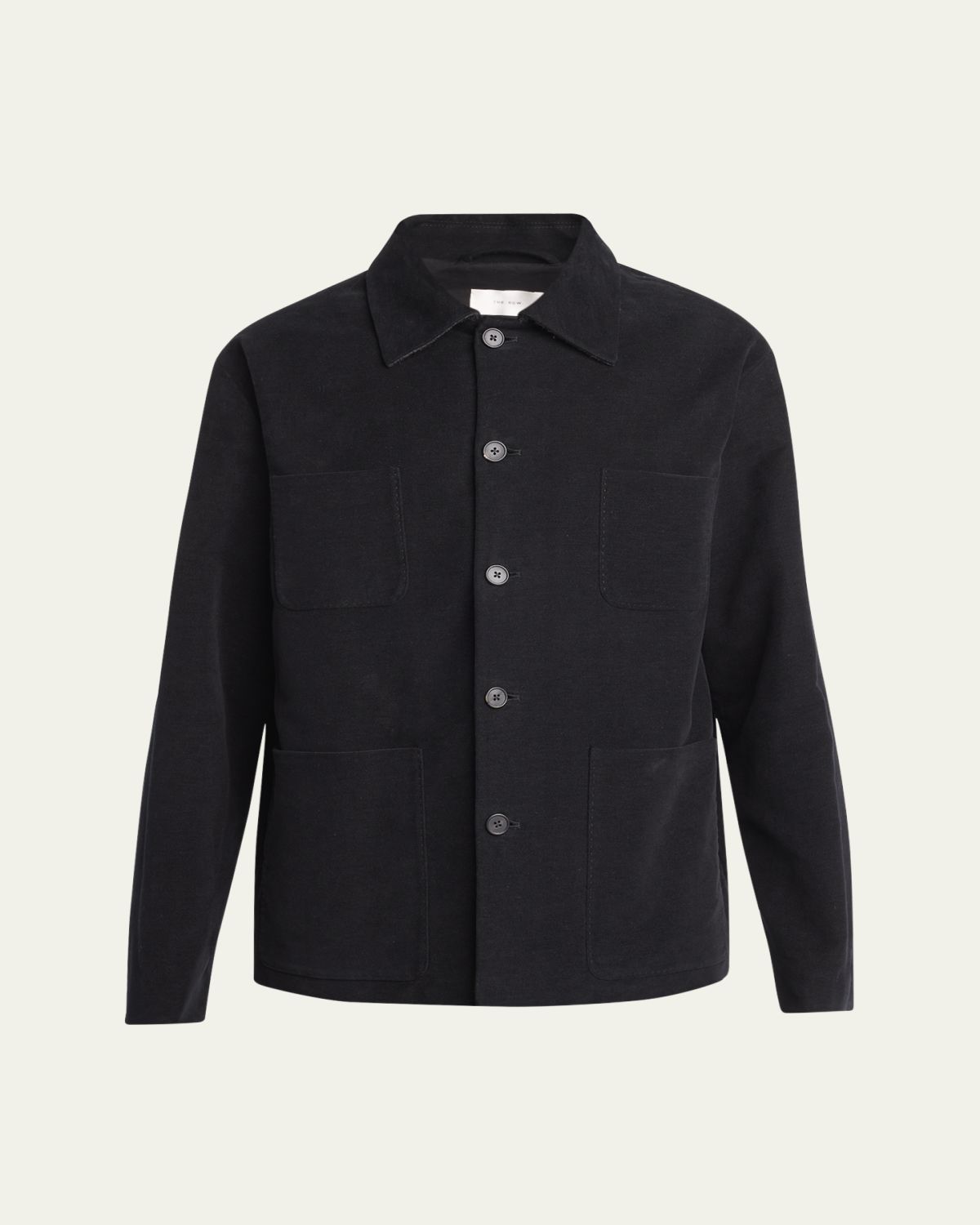 THE ROW Men's Kian Cotton Moleskin Shirt Jacket