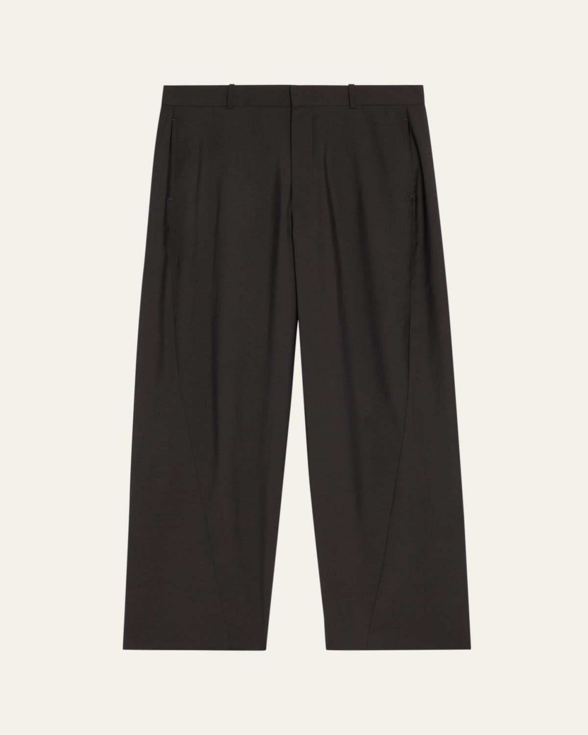 THE ROW Men's Wool and Cashmere Mista Pants
