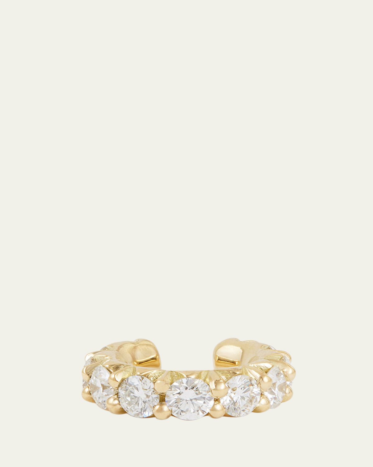 Jamie Wolf 18K Yellow Gold Diamond Ear Cuff, Single