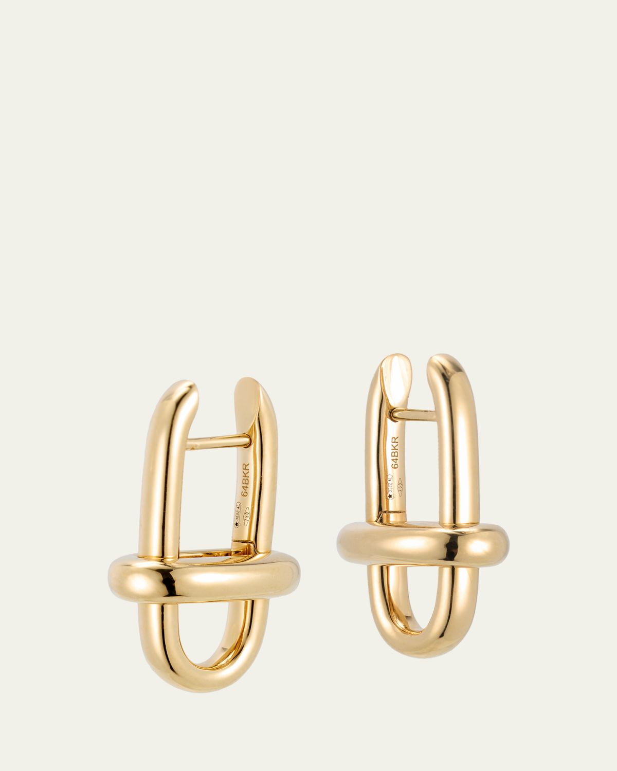 Pomellato Iconica 18K Yellow Gold Link Earrings