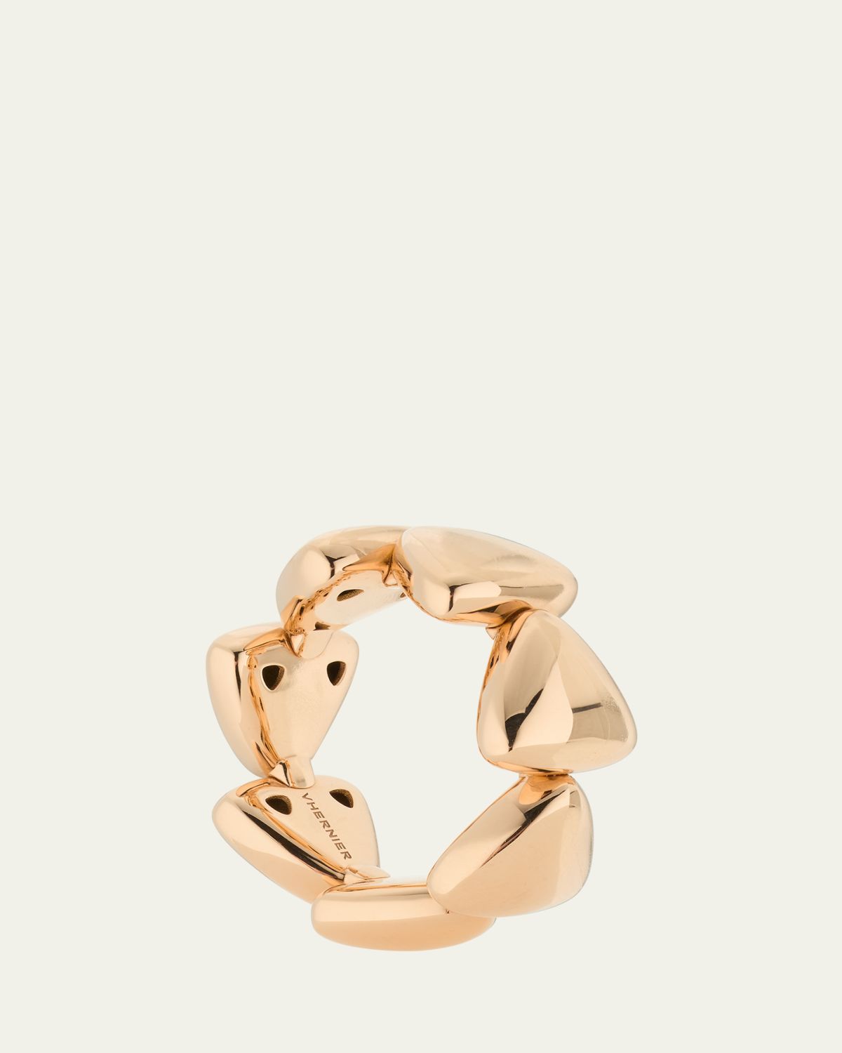Vhernier Freccia Midi 18K Rose Gold Eternity Band, Size 7