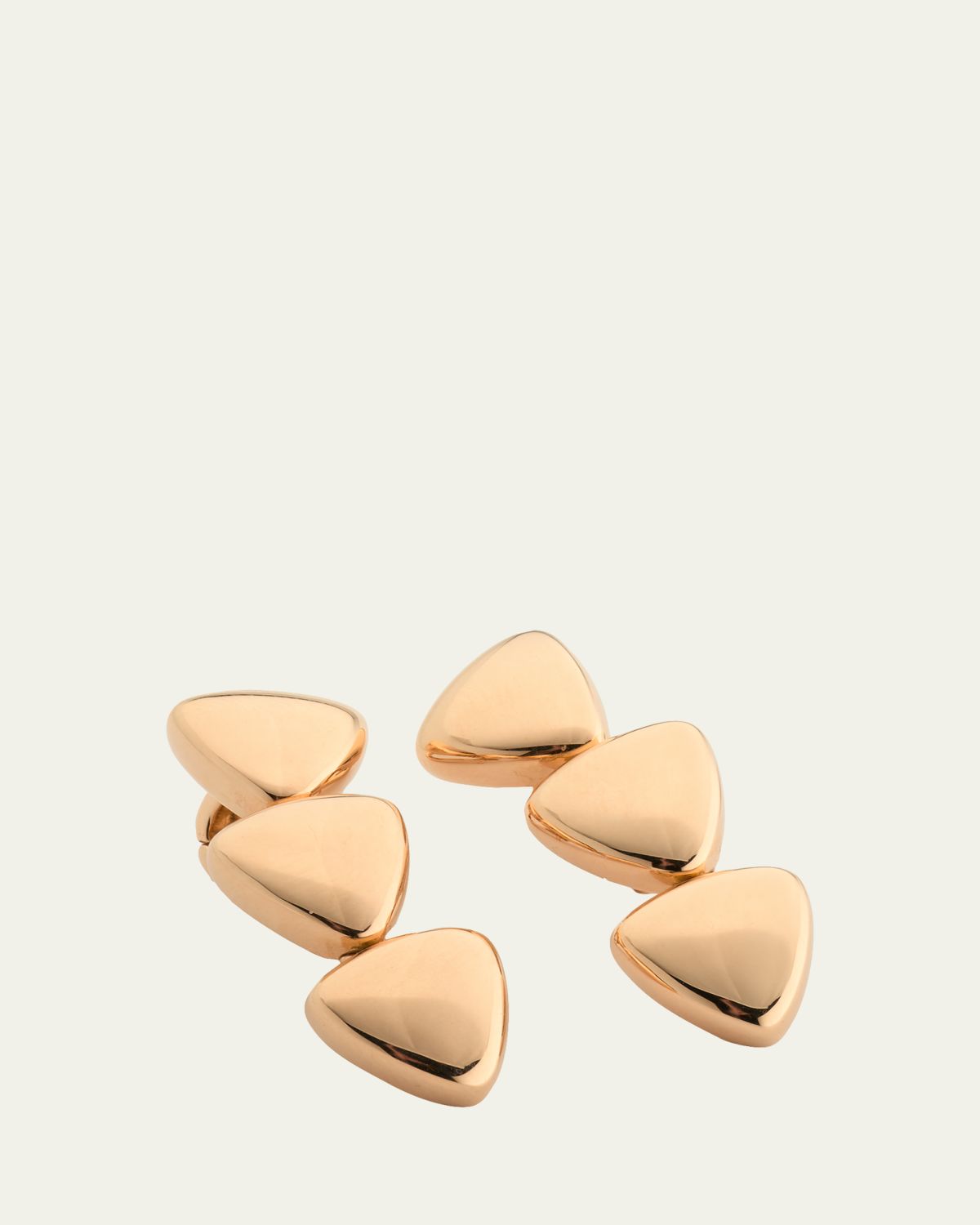 Vhernier Freccia Midi 18K Rose Gold Convertible Crawler Earrings