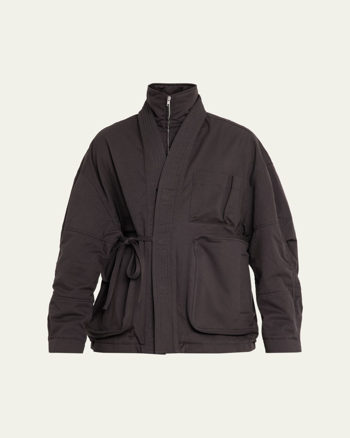 MORDECAI Men's Full-Zip Layered Kimono Jacket