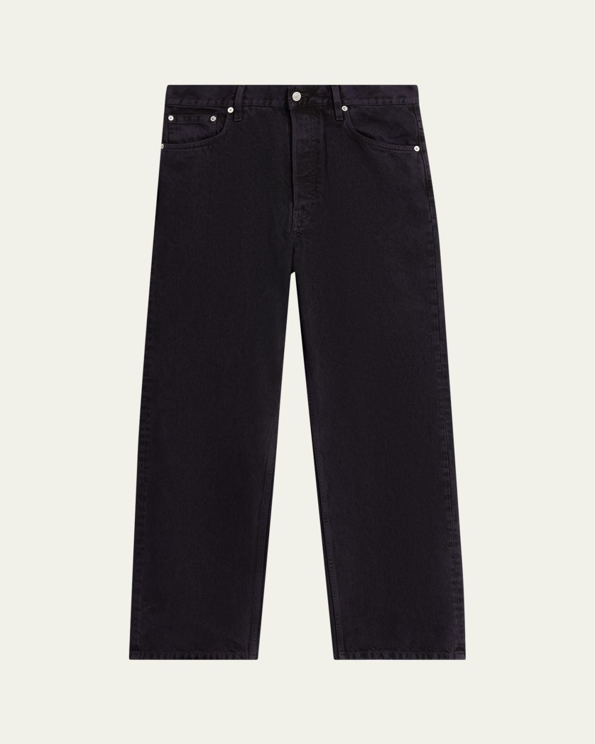 Dries Van Noten Men's Pine Straight Fit Washed Denim Jeans