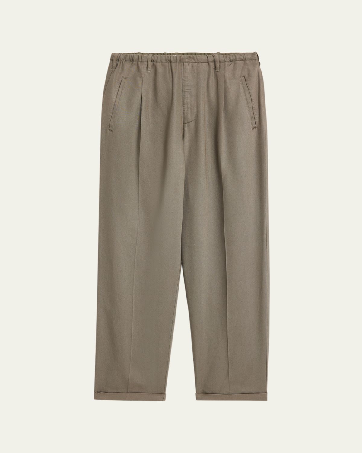 Magliano Men 's Lyocell Peoples Pleated Wide-Leg Pants