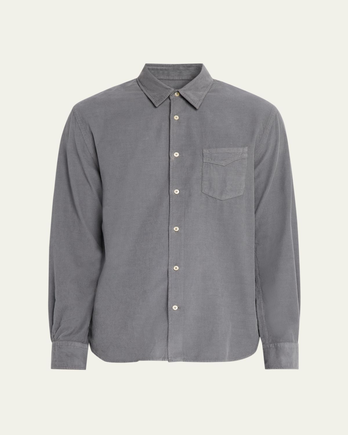 Officine Generale Men 's Benoit Cotton Corduroy Button-Down Shirt