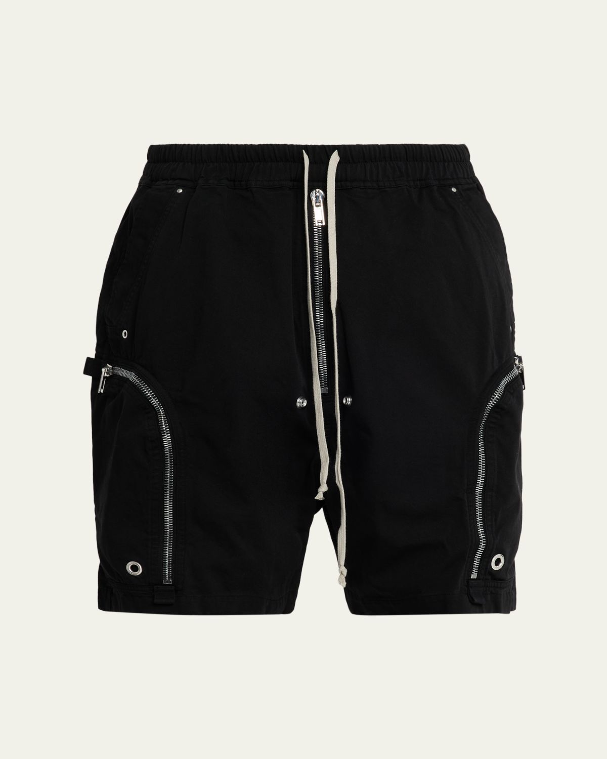 DRKSHDW RICK OWENS Men 's Bauhaus Twill Drawstring Shorts
