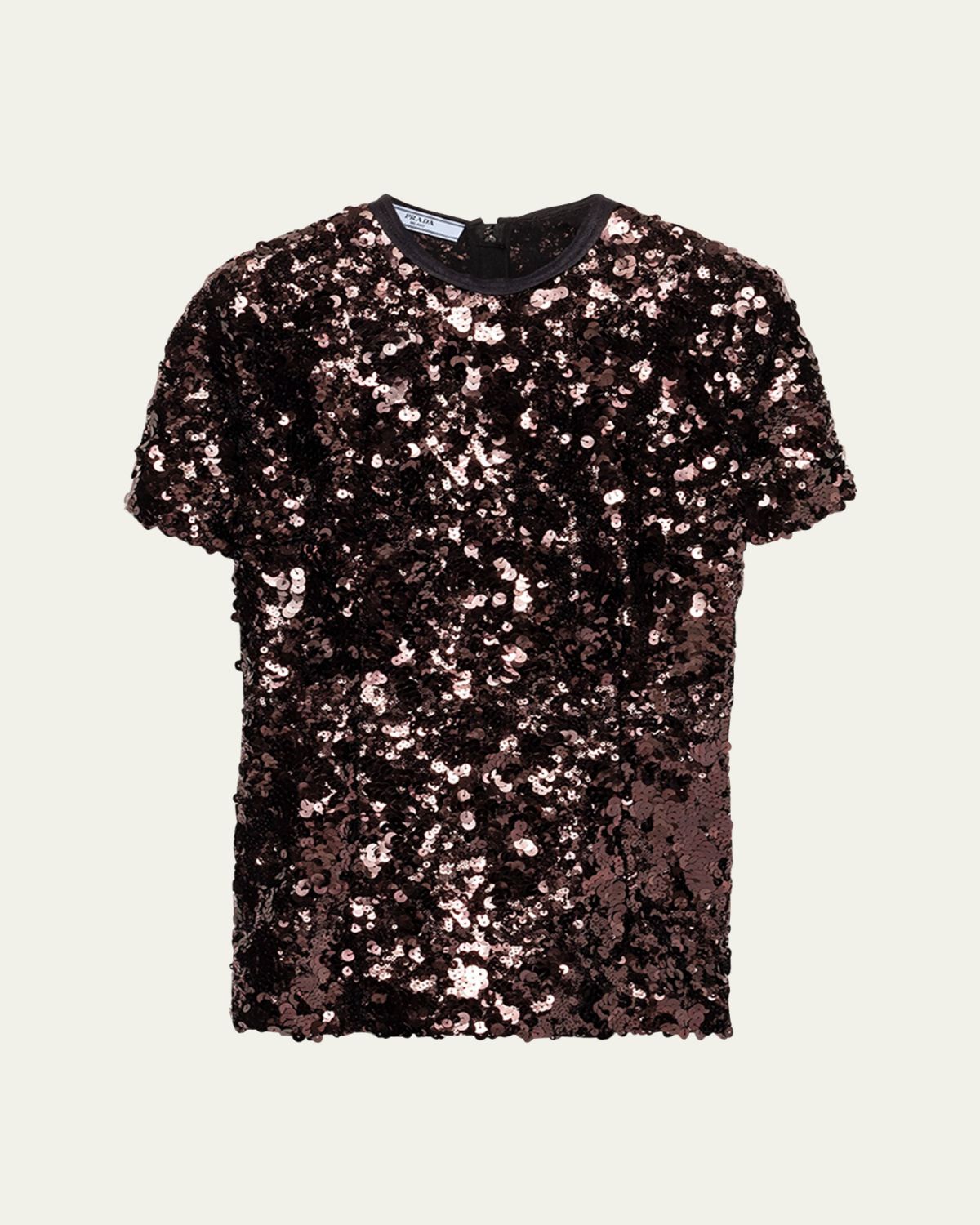 Prada Sequined Short-Sleeve Top | Thumbnail 4