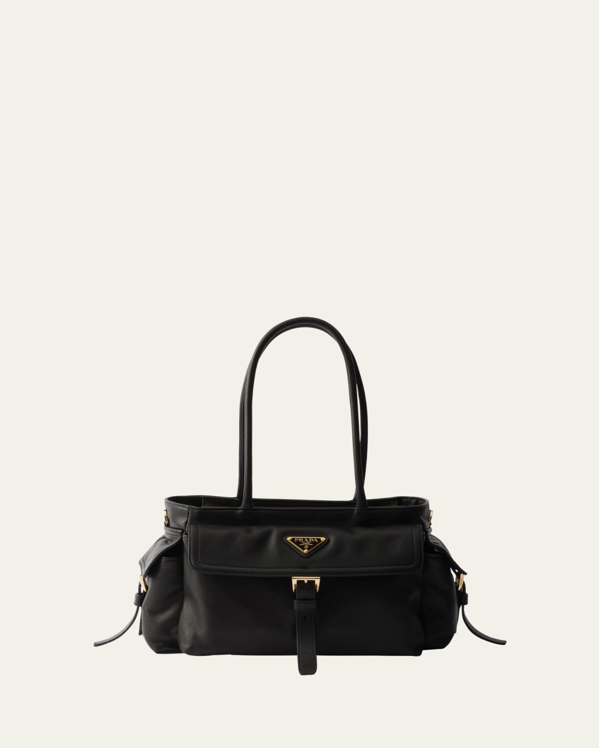 Prada Explore Medium Leather Tote Bag - Women's Bags