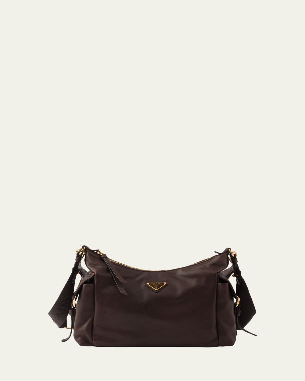 Prada Soft Nappa Leather Shoulder Bag