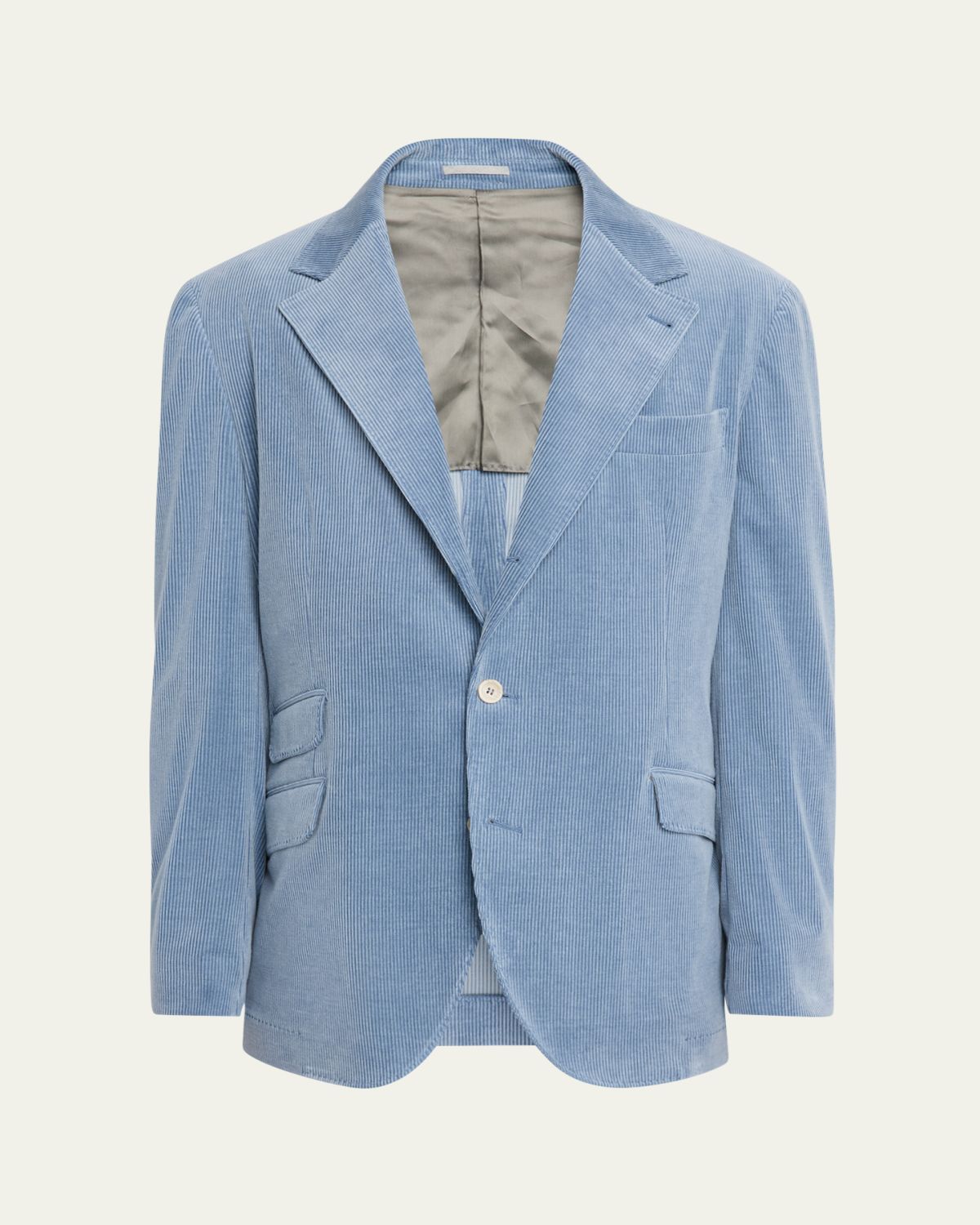 Brunello Cucinelli Men's Cotton and Cashmere Corduroy Sport Coat