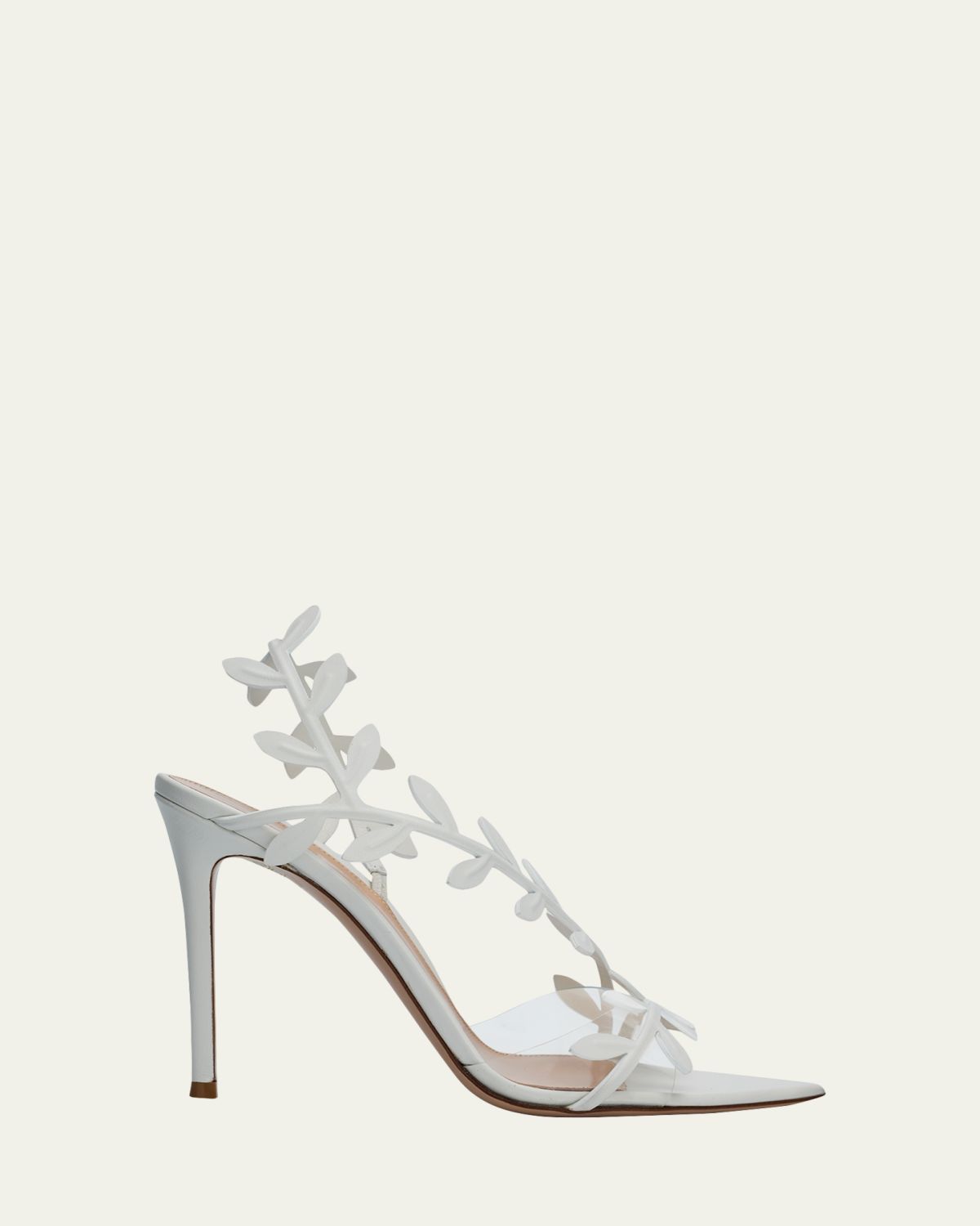 Gianvito Rossi 105mm Flavia Leather Wrap Sandals